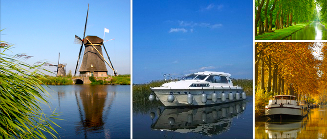 Hausboote mieten in Deutschland, Frankreich, Holland und Irland